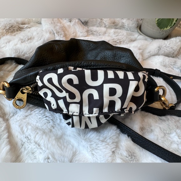 Marc by Marc Jacobs Classic Q Percy Small Black Leather Crossbody bag purse - Picture 12 of 13